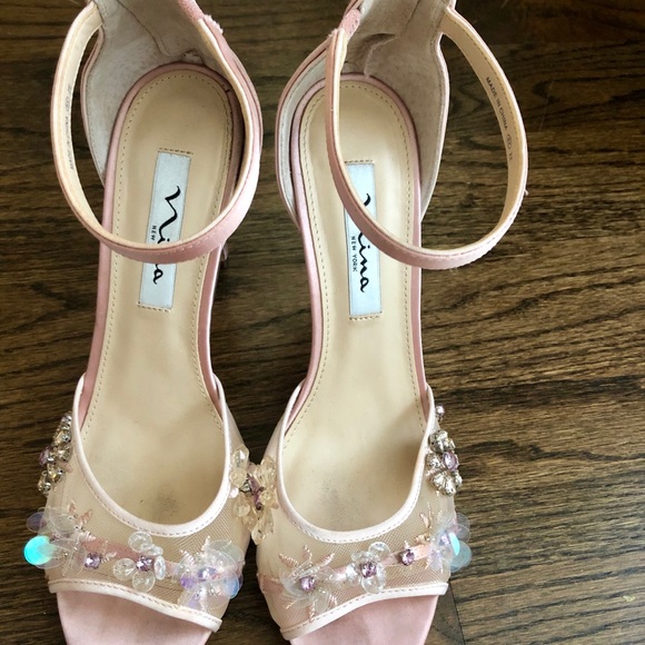 nina clarity ankle strap sandal